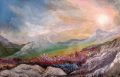 Mountain-Wildflowers-at-Sunset-Painted-by-Dan-Seitzinger-11-8-19-Signed-scaled