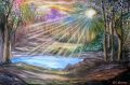 Radiant-Forest-in-Pastel-by-Artist-Dan-Seitzinge-Signed-scaled