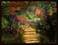Staircase-to-Tranquility-Colored-Pencil-Forest-Drawing-by-DMS-03-18-15-scaled