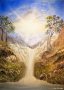 Summer-Evening-Waterfall-Oil-Painting-by-Dan-Seitzinger