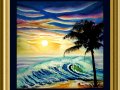 Bombora-Acrylic-Artwork-by-Dan-Seitzinger-5-21-15-Signed-Framed