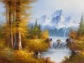 Waterfalls-in-Fall-Near-the-Lake-Oil-Painting-by-Dan-Seitzinger-scaled