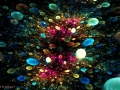 Glowing Bubbles, Fractal Art by DMS -02-25-14.jpg