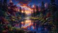 Hidden-Lake-at-Sunset-Digital-Art-by-Dan-M-Seitzinger-03-12-26-scaled