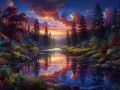 Hidden-Lake-at-Sunset-Digital-Art-by-Dan-M-Seitzinger-03-12-26-scaled