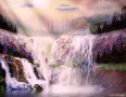 Down-from-the-Waterfall-Oil-Painting-by-Dan-Seitzinger-6-4-19