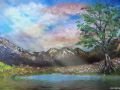 Cloudy-Spring-Valley-by-Artist-Dan-Seitzinger-Oil-Painting-Signed