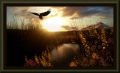 Eagle-Over-the-Pond-Artwork-by-Dan-Seitzinger-6-4-15-Signed-Framed-scaled